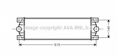 AVA QUALITY COOLING rt4089 -  Интеркулер